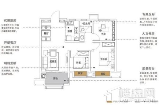 远洋庐玥风景户型图