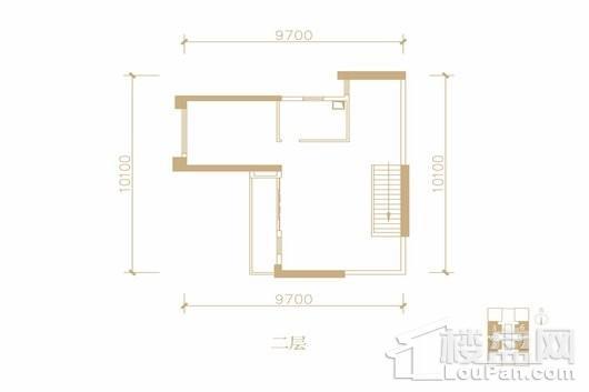 和泓麓江府C2天御户型二层 1室