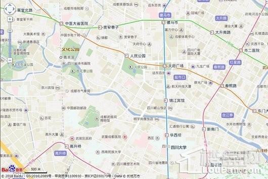 和泓麓江府电子地图