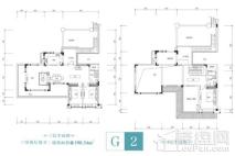 恒大银海湖叠拼别墅G2户型三跃四层 3室2厅2卫1厨