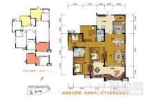 成都后花园蝶院41、42号楼L3户型标准层 4室2厅2卫1厨