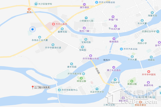 江门恒大悦珑湾交通图