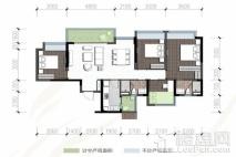 蓝光长岛国际社区7期C户型 4室2厅2卫1厨