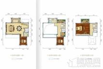 融创玖阙府合院A户型 3室2厅2卫1厨