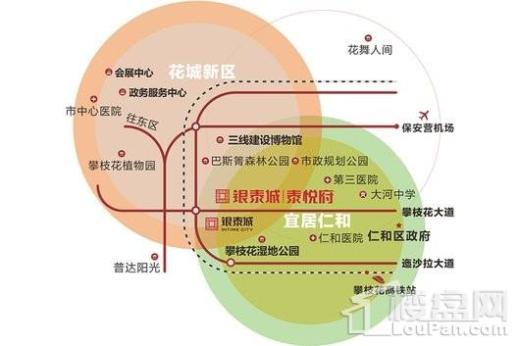 银泰城泰悦府位置图