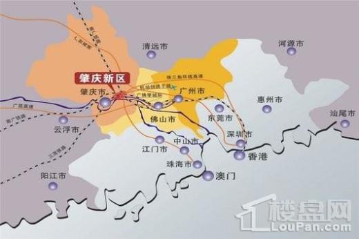 中海新城1号交通图