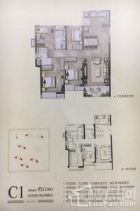 奥园上林苑120㎡四室两厅两卫两阳台 4室2厅2卫1厨