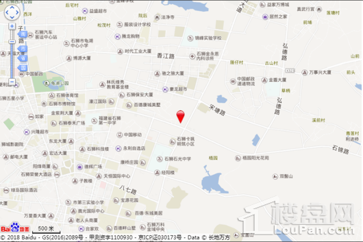 龙湖石狮春江郦城交通图
