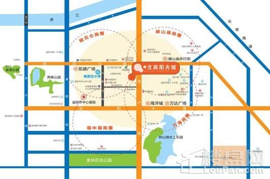 北辰阳光城交通图