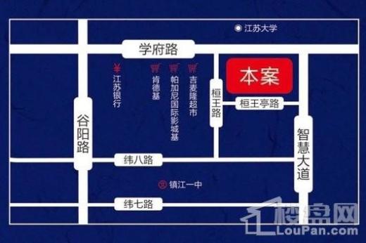 香江状元府交通图
