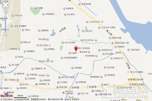 香江状元府电子地图