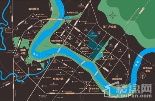 深广·仁恒公园四季交通图