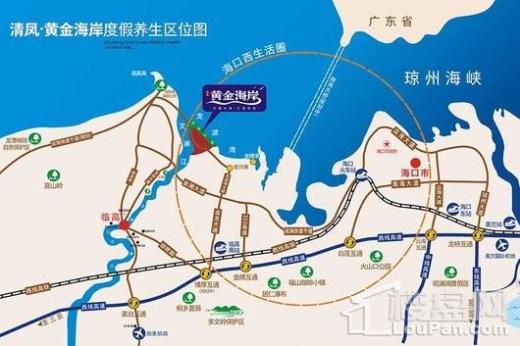 清凤黄金海岸交通图