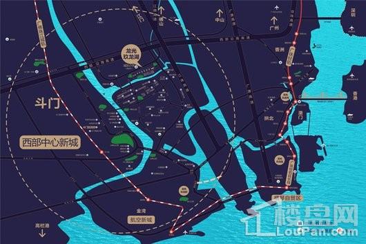 龍光·玖龍湖交通区位图