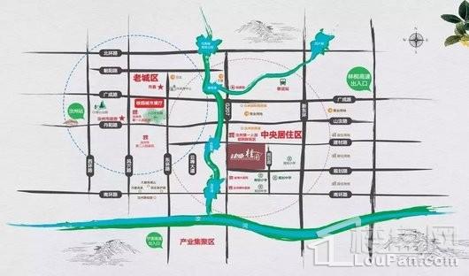 汝州建业桂园交通图