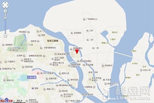 海南之心和风兰庭电子地图