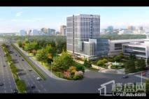 龙游申通电子商务产业园沿320国道建筑景观透视图