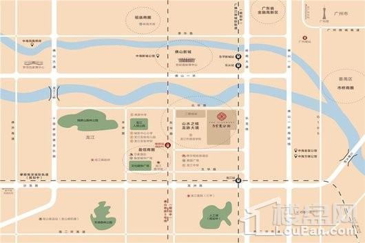 中海云麓公馆区域地图