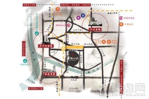 芜湖古城交通图