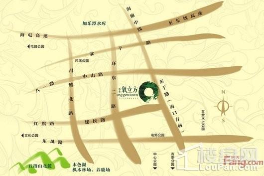 伟业氧立方区位地图