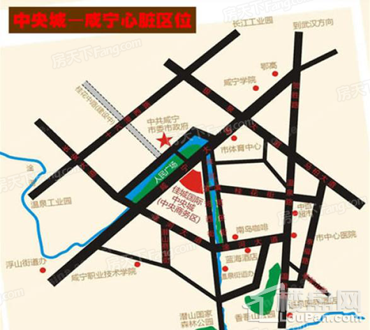 中央城三期交通图