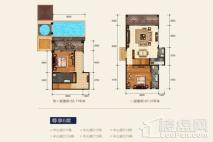 凤凰谷D户型 3室2厅2卫1厨