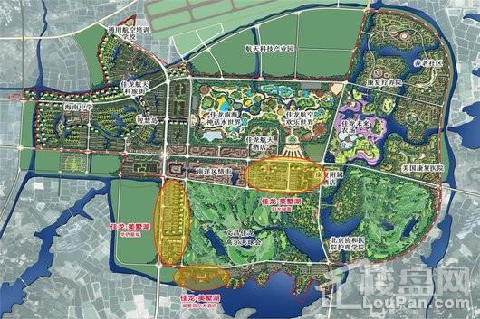 佳龙美墅湖文化旅游城·华侨星城项目总规划图