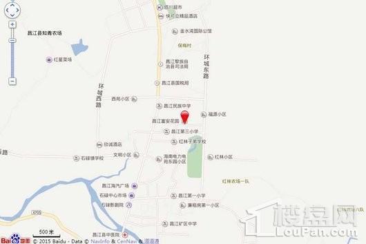 昌江富安花园电子地图