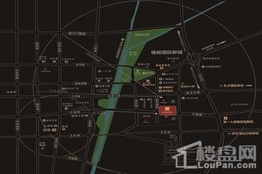 中垠悦城和悦交通图