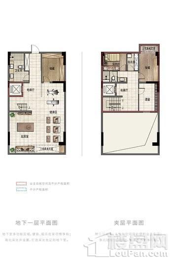 融创晋江印G1户型285㎡地下一层 6室2厅6卫1厨