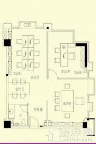 和平国际广场105㎡ H-4 1室1厅1卫