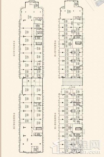 和平国际广场幸福星街空港商铺户型图