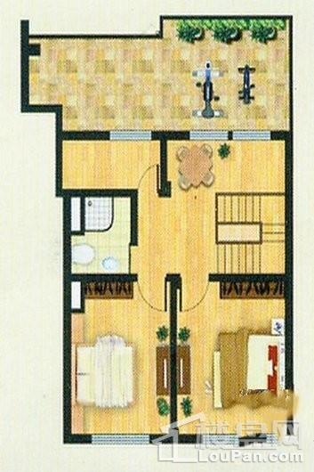 江风海韵两室两厅一卫45平米 2室2厅1卫1厨