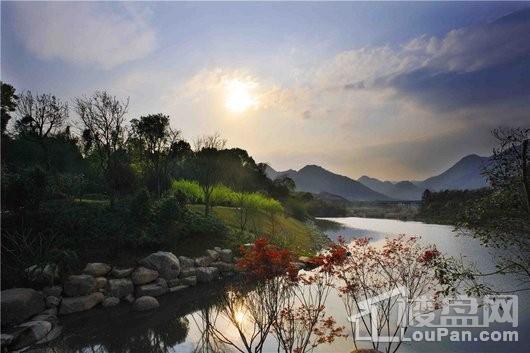 福州温泉城周边桂湖山水