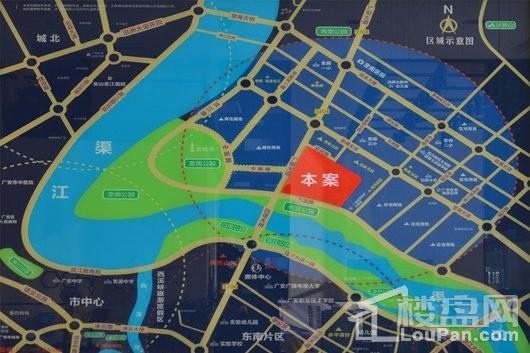 滨江天街交通图
