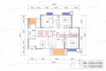 锦绣山河·低碳智慧新城悦城G3-B1 3室2厅2卫1厨