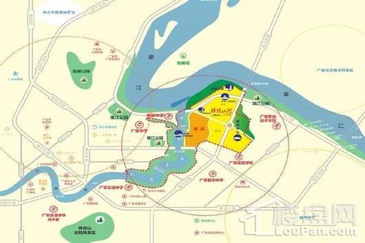 锦绣山河·低碳智慧新城交通图