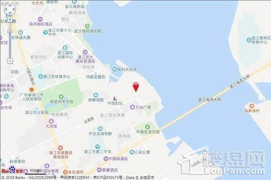 湛江招商国际邮轮港综合体交通图