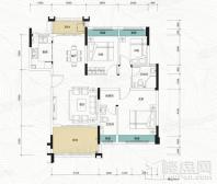 佳兆业御金山四期B2/B4户型 3室2厅2卫1厨