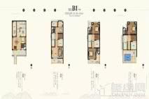 华闽御山水联排B1户型186-193㎡ 3室2厅5卫1厨