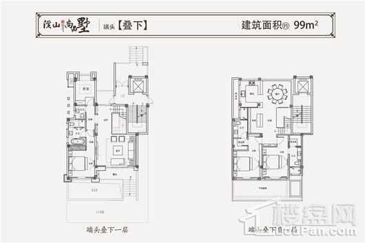 溪山温泉·尚品墅建筑面积99平 4室4厅4卫1厨