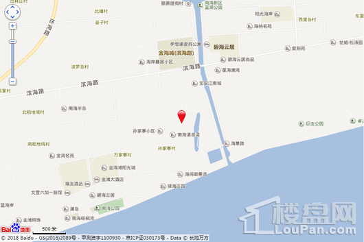 清岛湾电子地图