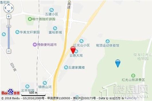 中海·雲鼎大观-锦府电子地图