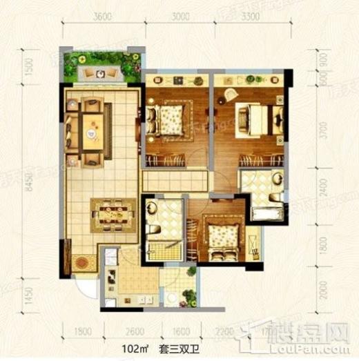 置信国色天乡鹭湖宫10区户型图