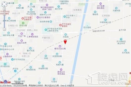 济宁龙城水景苑电子地图