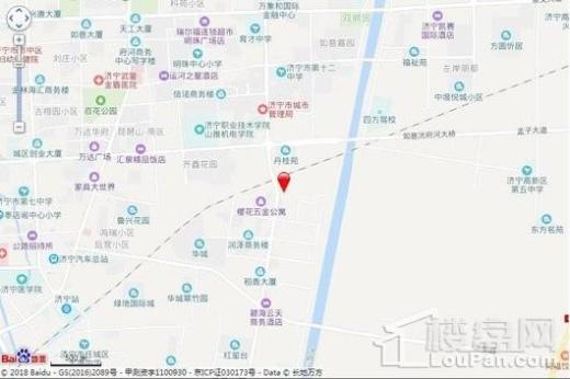 济宁龙城水景苑交通图