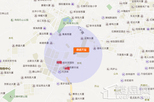 鼎盛天玺电子地图