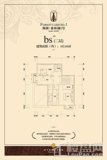 森林湖1号bs户型二层 10室4厅6卫2厨