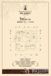 森林湖1号bn户型地下室 14室4厅6卫2厨