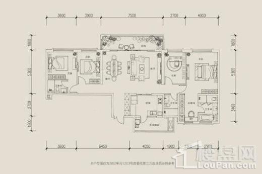 龙湖西宸原著御景户型图